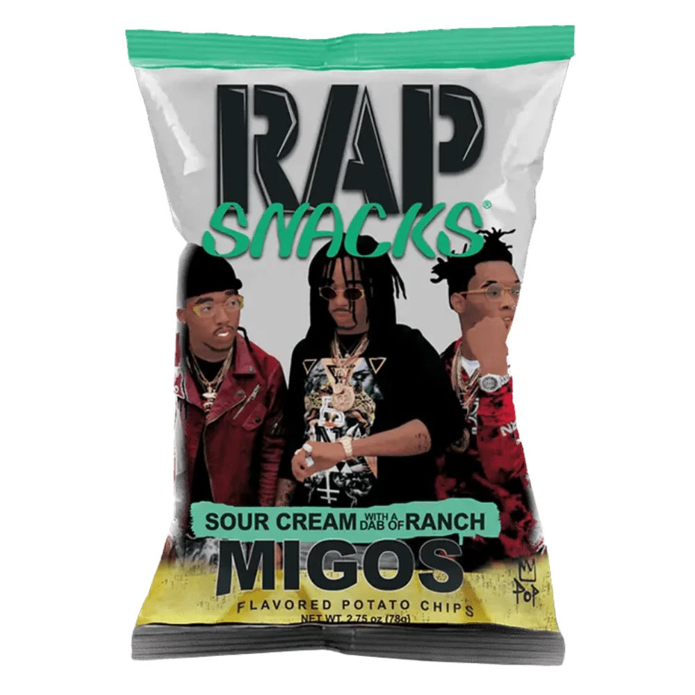 Rap Snacks Chips Migos Sour Cream & Ranch
